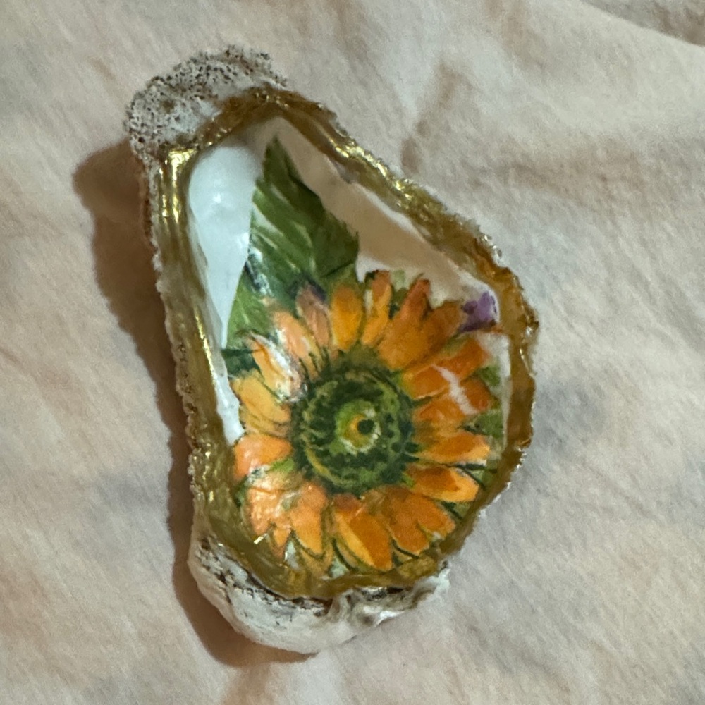 Handcrafted oyster shell!!